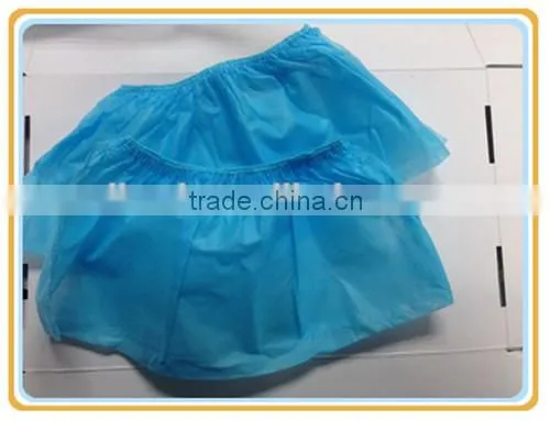 Cleanroom Blue PP Non Woven Disposable Shoe Cover