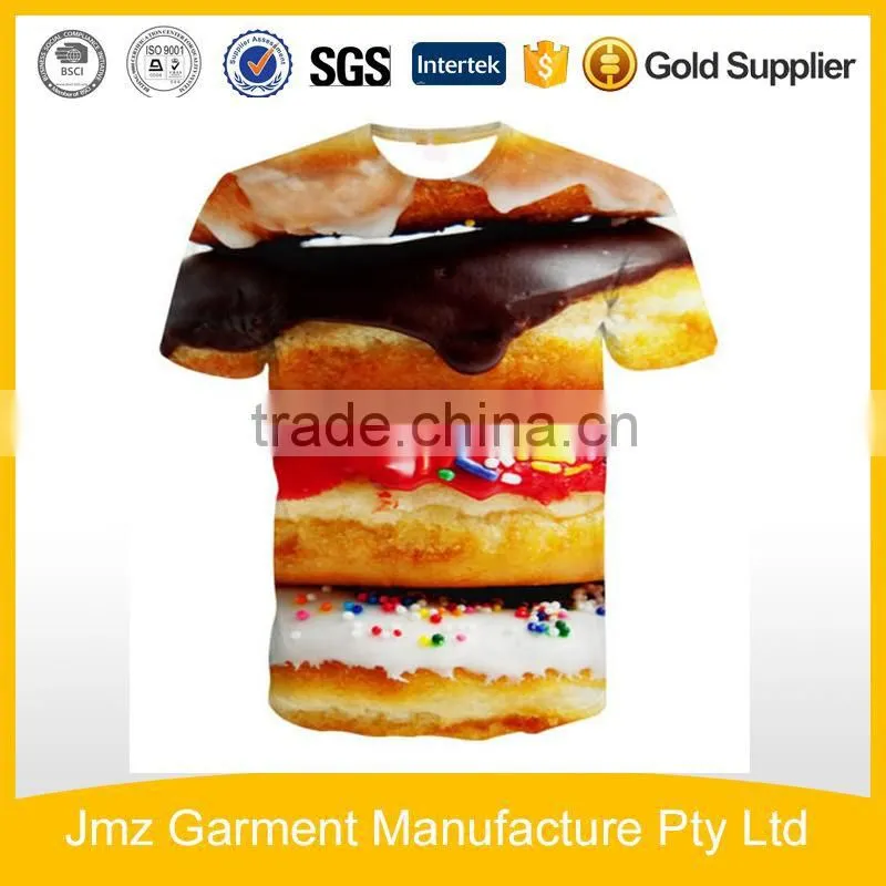 Custom 3D Printing T-shirt polyester clothes from China supplier