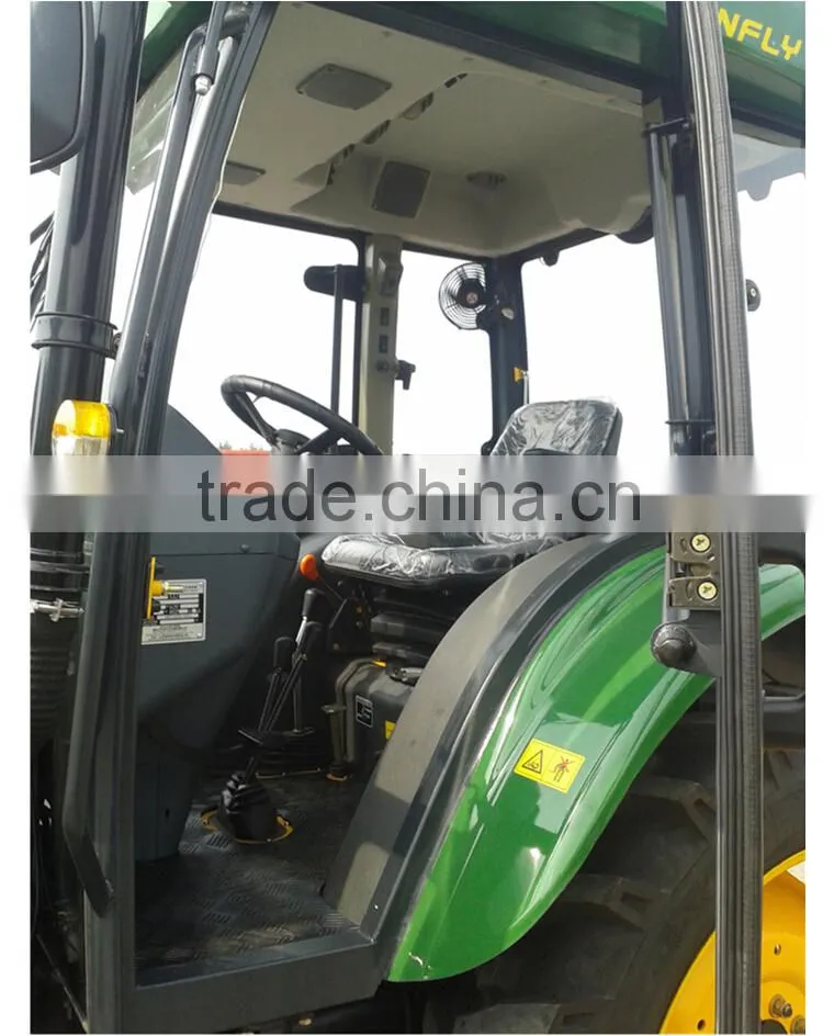 2016 Hot selling 55HP Air conditioning cabin farm tractor with ISO CE PVOC COC certificate
