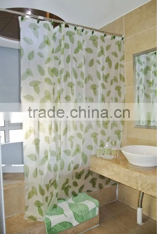pp set and peva shower curtains