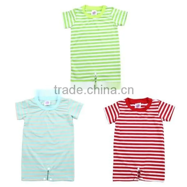 Wholesale knit cotton striped kids romper childrens clothes one-piece romper jumpsuits baby onesie boys toddler romper