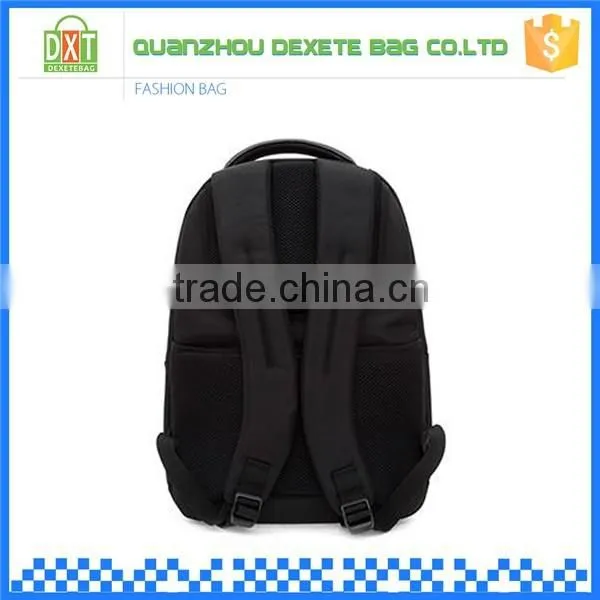 Cheap canvas black waterproof most durable backpack over one shoulder