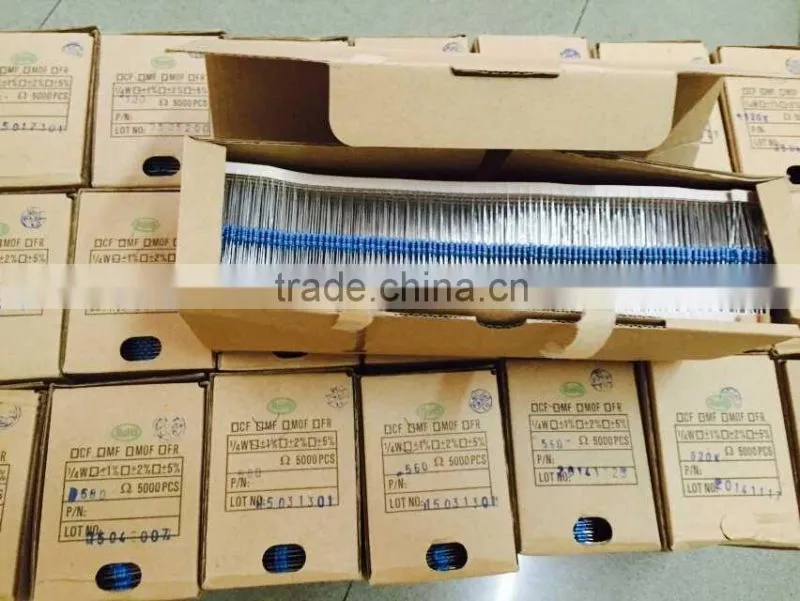 1% 1/2W metal film resistor 10k