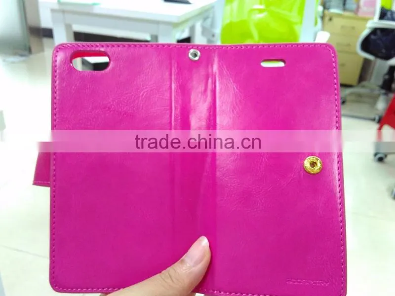 Distribute Mercury goospery business style flip leather phone case for samsung galaxy j3