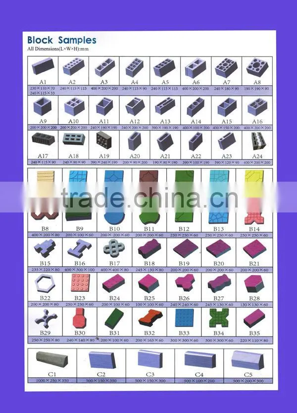 QT4-24 special best selling semiautomatic block machine