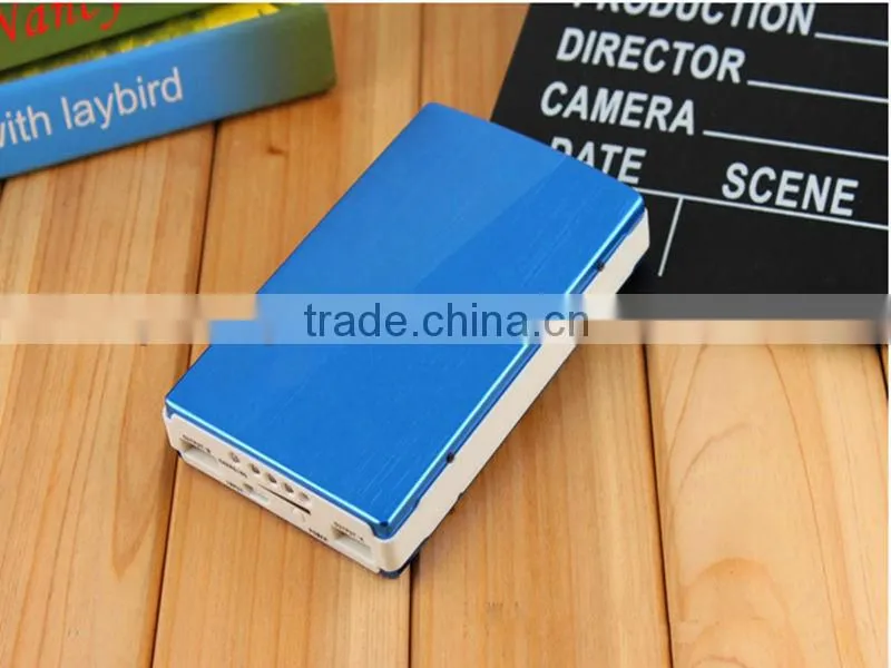 Hard disk box mobile charger/10000mah portable power bank with led indicators for smart phones