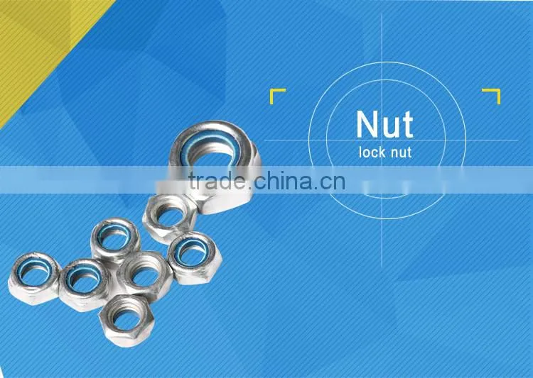 DIN985 Hex lock nylon insert nut