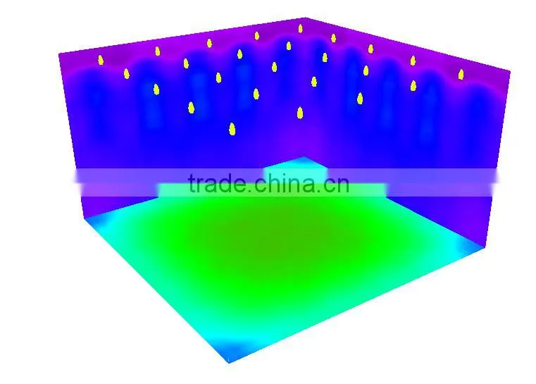 66mm 45 degree Optical instrument led glass lens for LED High Bay Light KC66-1