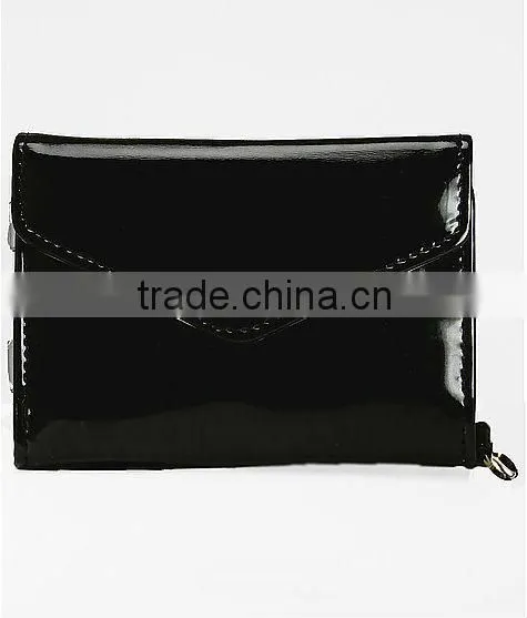 stylish pu/pvc foldover wallet for Iphone