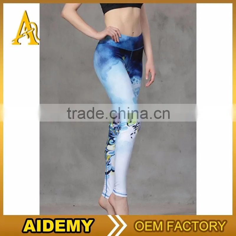 Custorm ladies gym leggins brand name for women sport legging