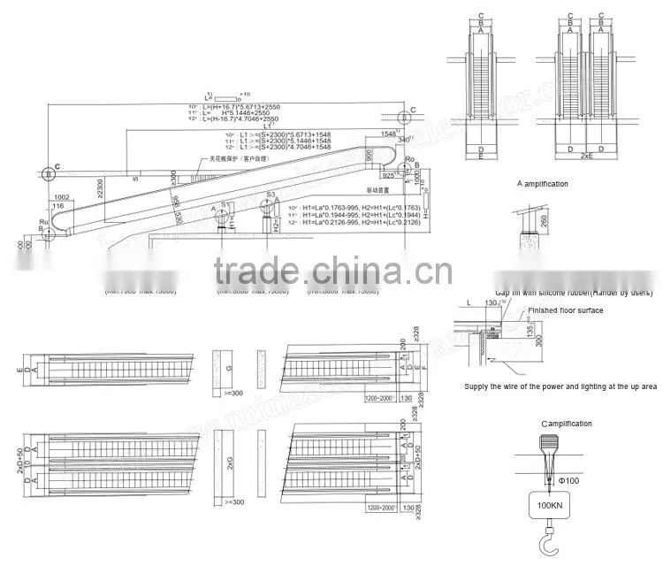 Passenger Conveyor Moving Walks Auto-walk