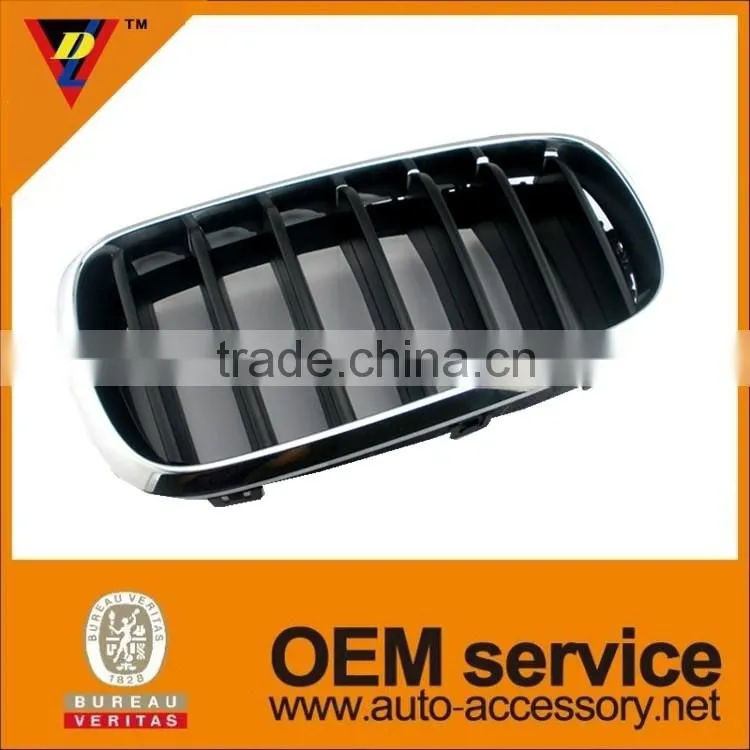 Factory supply automobile parts plastic chrome car front grill for BMW F83