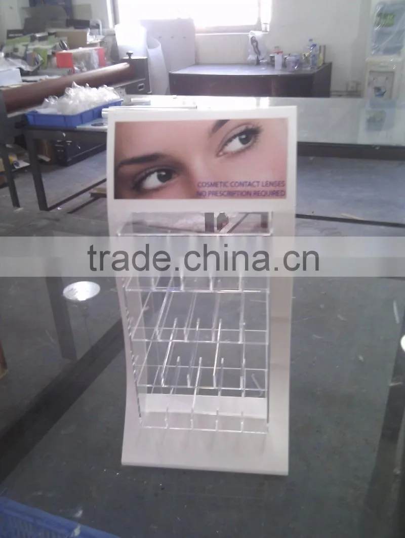 Pop table top acrylic display stand for eyelash