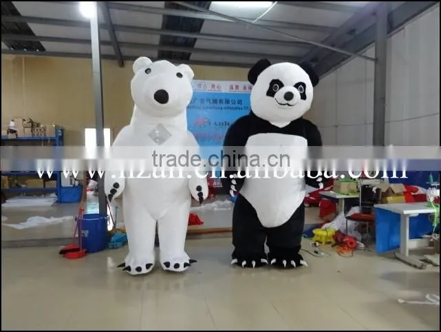 Fat Inflatable Panda/Animated Christmas Inflatable Characters