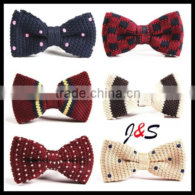 latest fashion knit bow tie KB022