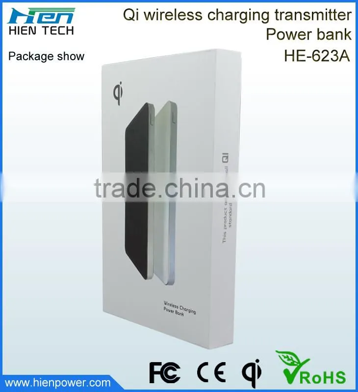 10000mah hot sale universal mobile phone qi standard wireless charger