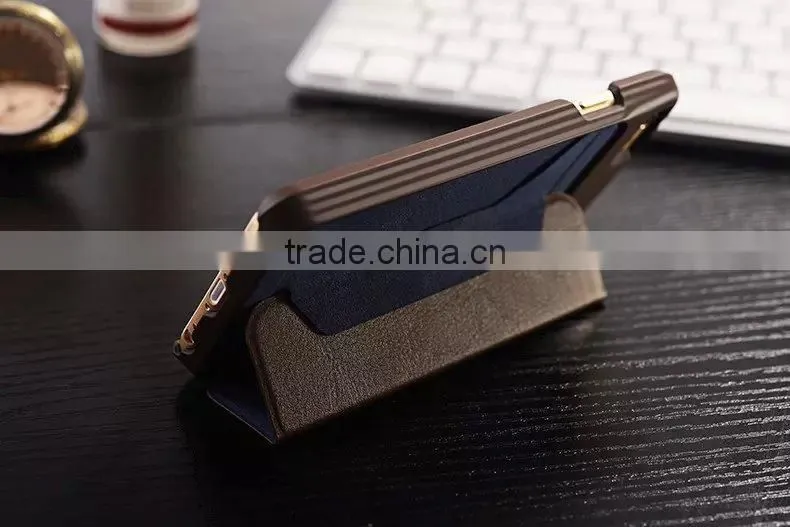 For iPhone 6 Leather Credit Card Holder Kickstand Fashion Case,Cell phone Luxury PU Leather Case Cover