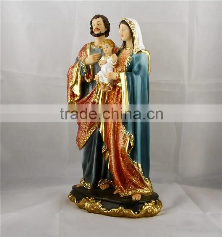Factory Custom-Made High Quality Resin Holy Family Of Catholic Religious Souvenirs