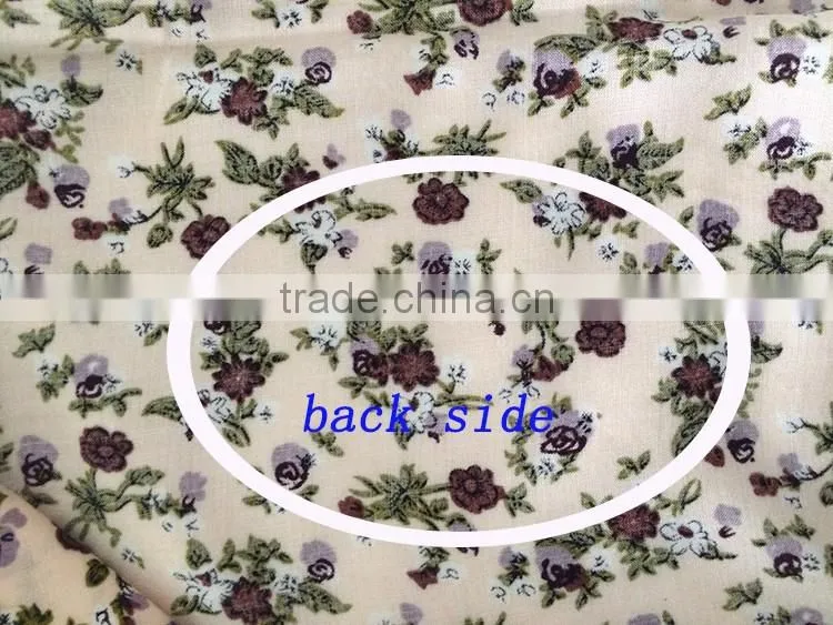 Oeko-tex standard 30*30 68*68 120gsm plain style printed rayon fabric