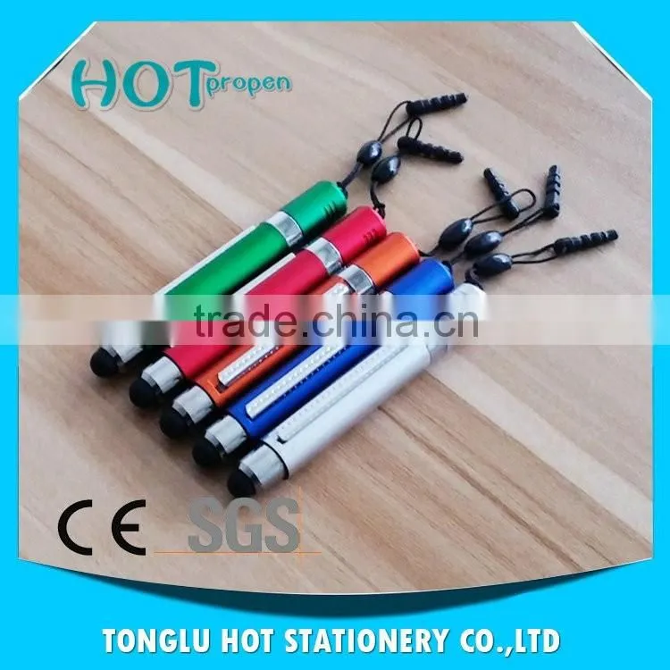 Plastic Stylus Promotional Retractable pull out banner pen