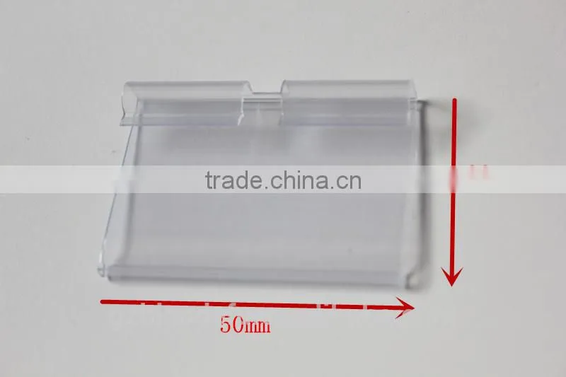 50*32mm Supermarket Price Tag Display Plastic Holder/Clip