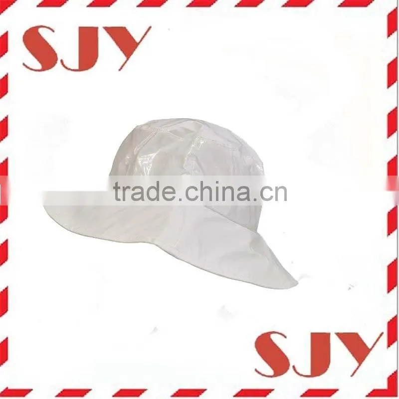 Women Wide-Brimmed PVC Waterproof Rain Hat