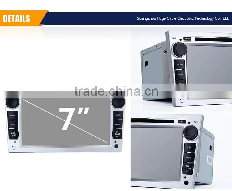7 Inch Wifi Android 5.1.1 car audio dvd player gps navigation system for Opel Antara