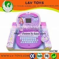 LV0054608 English & Spanish musical instrument plastic toy electronic cartoon organ