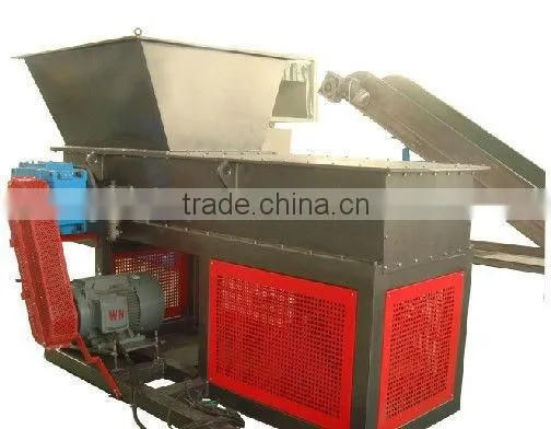 plastic single shaft shredder for pipe