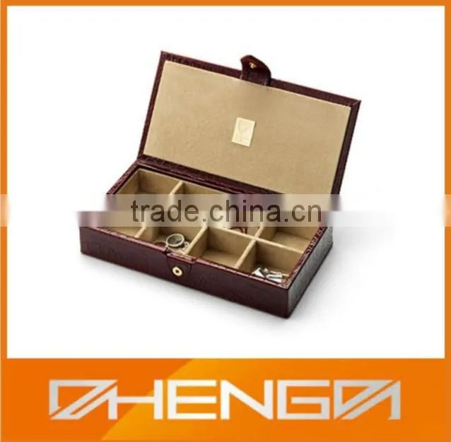 High Quality Customized Made in China Wood Cufflink Gift Box