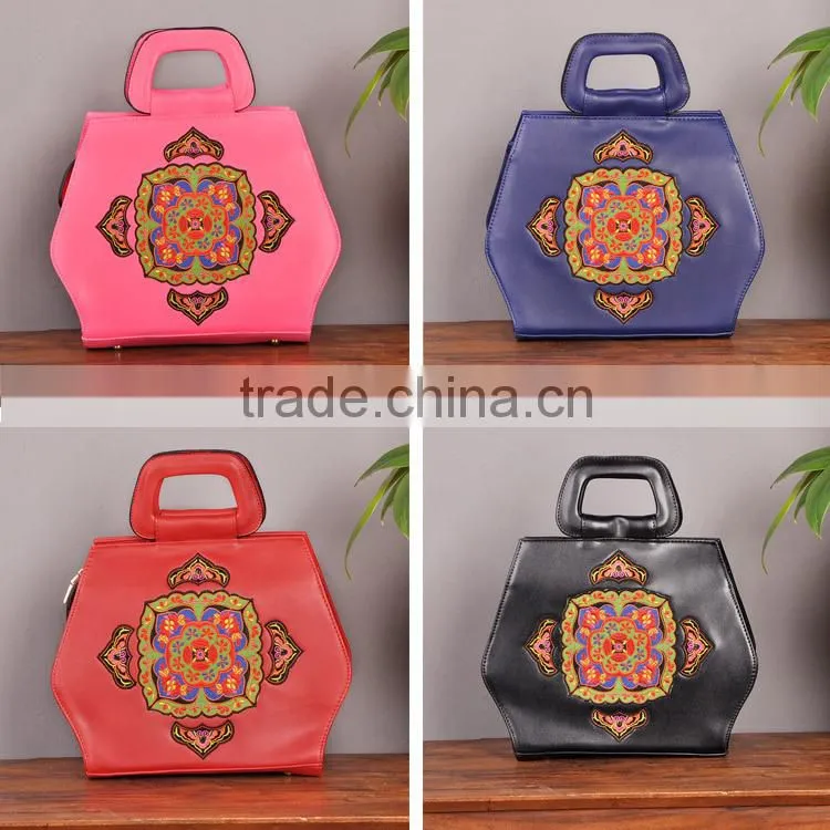China embroidery original national handbag big bulk women handbag