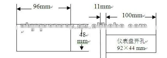 Panel-mount dual 4-digit pressure indicator
