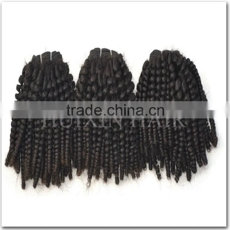 Afro Kinky Curly Human Hair weave Blonde Hair 16inches Peruvian