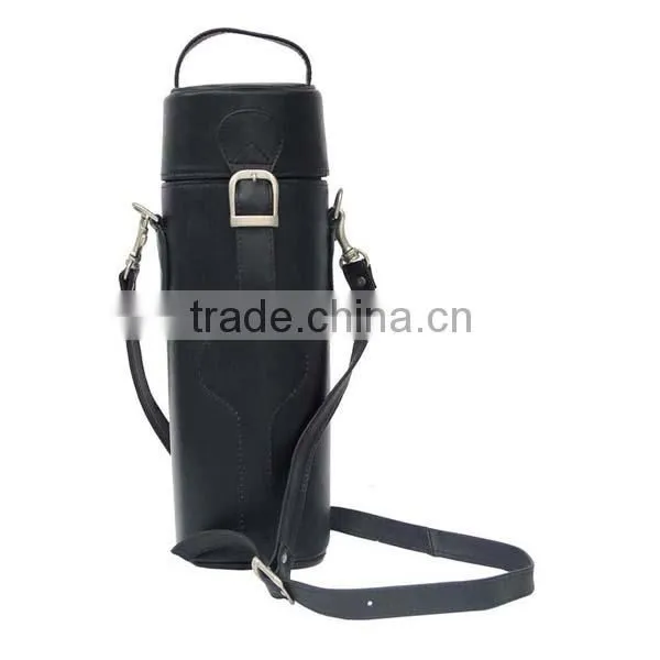 Piel Leather Single Deluxe Wine Carrier