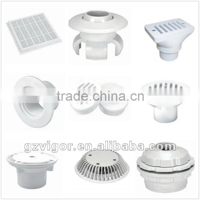 Factory good quality durable swimming pool accessory vacuum fitting for CONCRETE pool with warranty