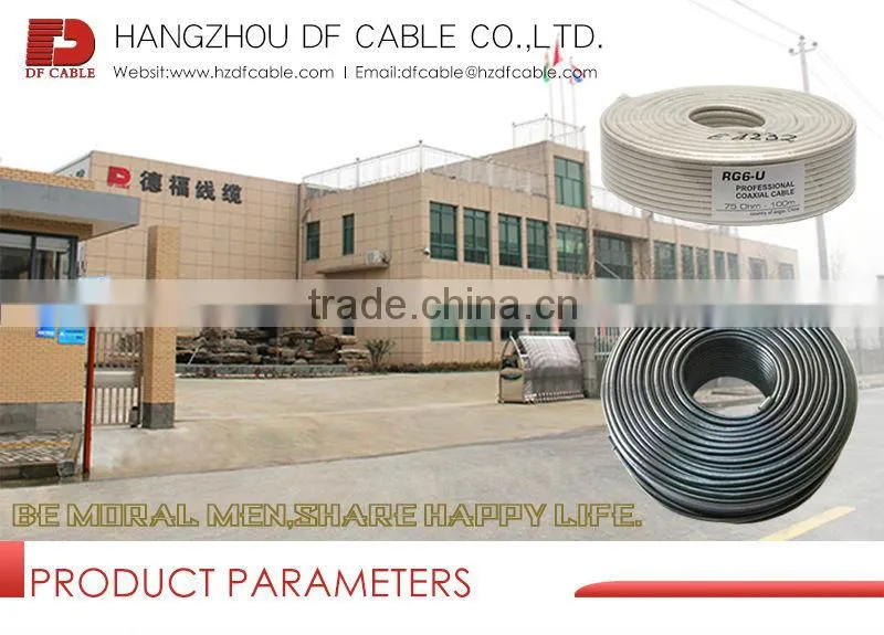 High Quality 4 awg cable 75Ohms coaxial cable rg6 coaxial cable rg45