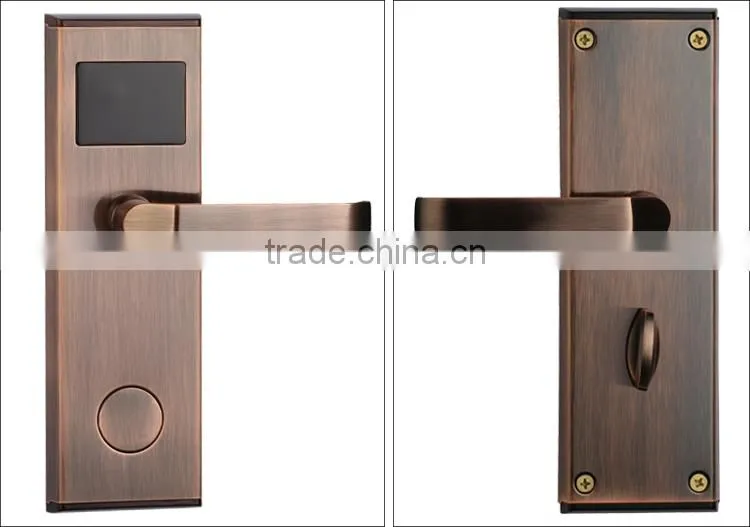 red bronze rfid card door lock