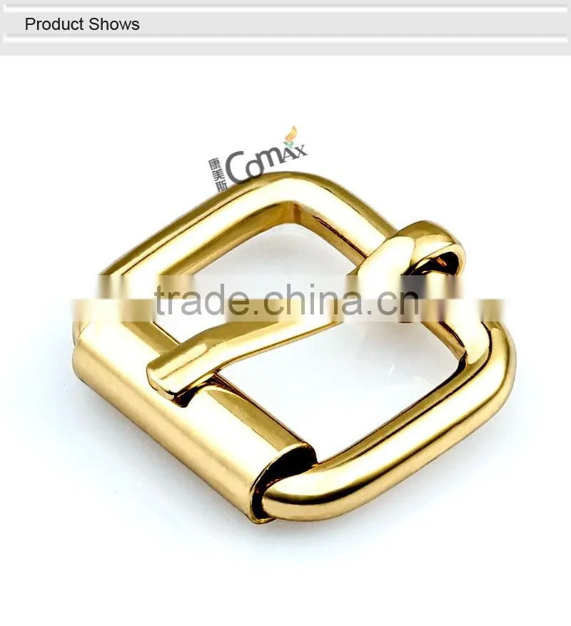 Gold Metal Roller Pin Buckle For Handbag