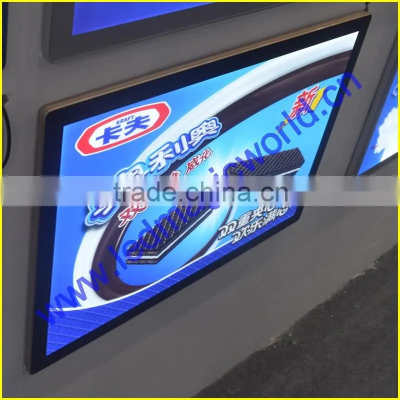 Magnetic advertising aluminum snap frame led extruded aluminum photo frame
