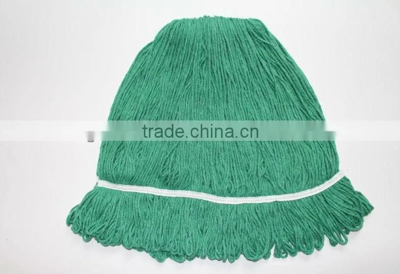 Floor blue microfiber cotton mop head
