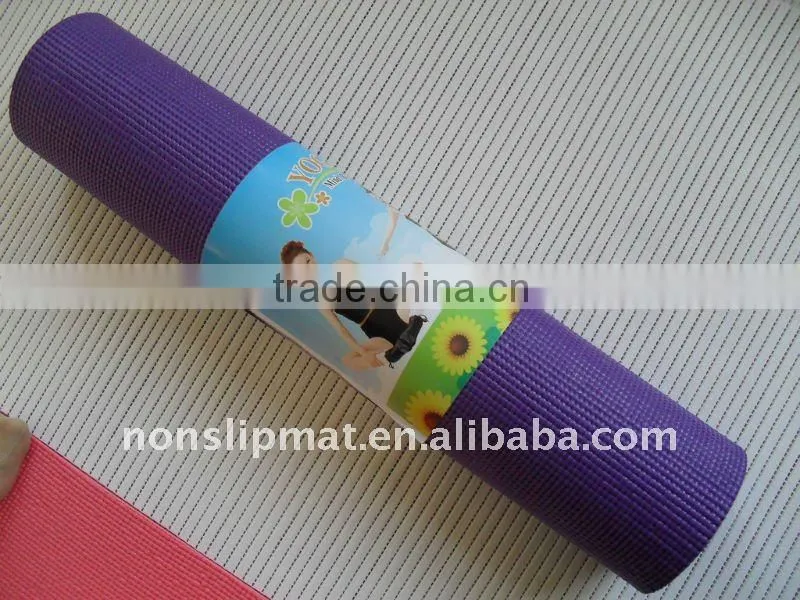 Eco-friendly sports round PVC fitness mat