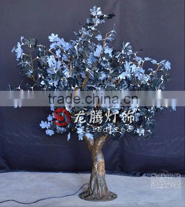 Black led maple tree garden decoration,led tree spot light