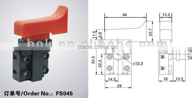 Electric power tools Switch for Bosch 38 trigger switch, rotary hammer switch
