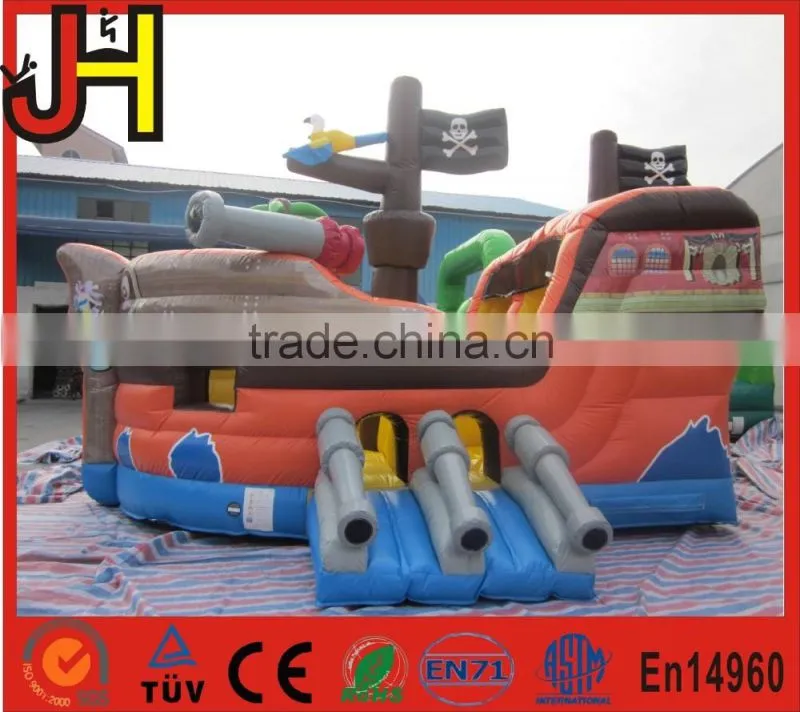 inflatable pirate bounce, inflatable pirate trampoline, inflatable pirate ship for sale