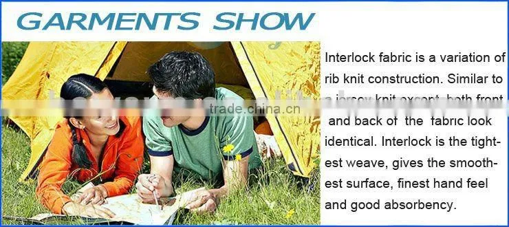 Solid Dyed 100% Polyester Interlock Knitted Fabric