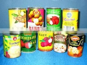 2014 New Crop Tin lychee lichee Canned Fruit in Heavy Syrup