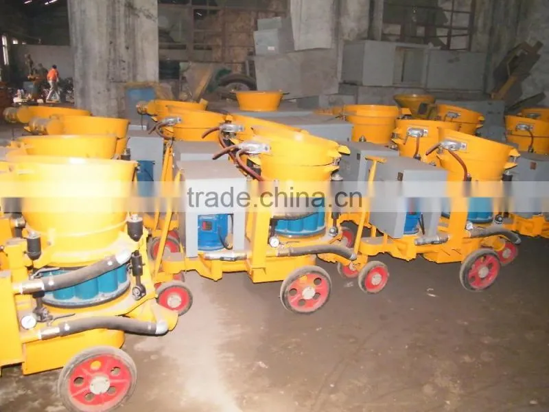 Professional gunite machine/wet type gunite machines for sale