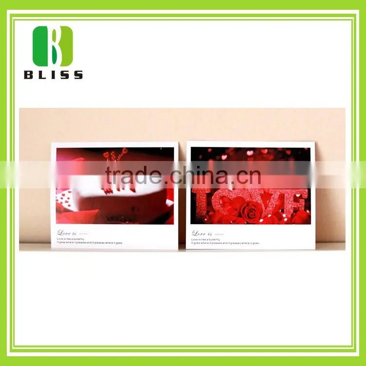Factory free custom printing postage card greeting sheet designer paper card sheets