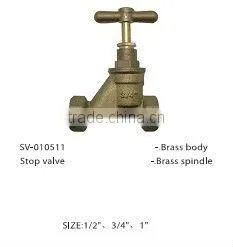 Y BRASS STOPCOCK PLUMBING FORGED GATE VALVE