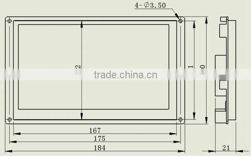 RISTRON 7.0 Inch Industrial Man Machine Interface Touch Screen